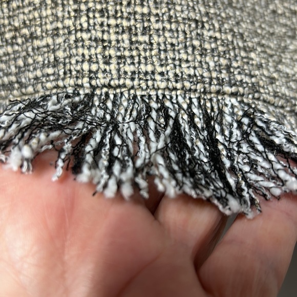 600 West 2 pc suit shimmer tweed with fringe blazer and skirt 3 sizes classic - Picture 7 of 17